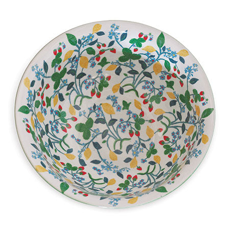 Strawberry Hill Multicolor Porcelain Centerpiece Bowl