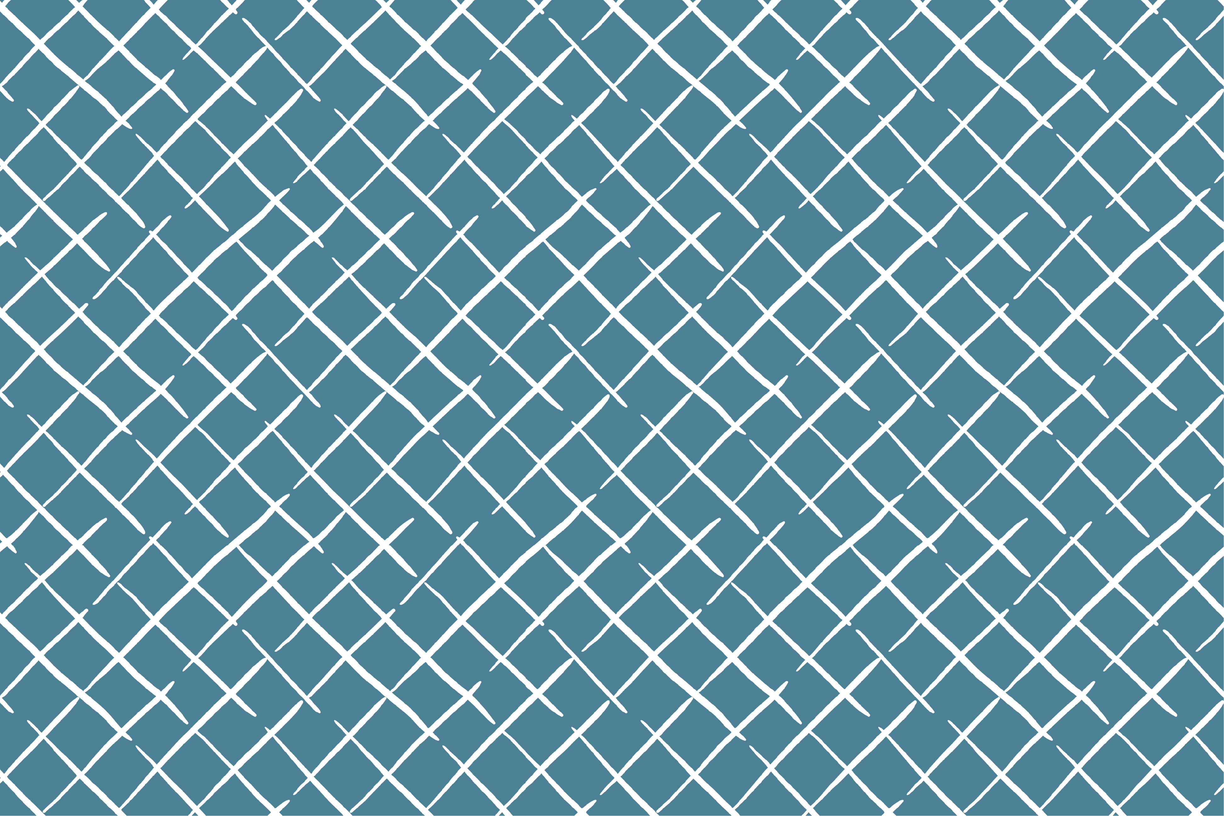 Blue and white fabric in the bahama court trellis pattern from madcap cottage featuring a white trellis on a blue background