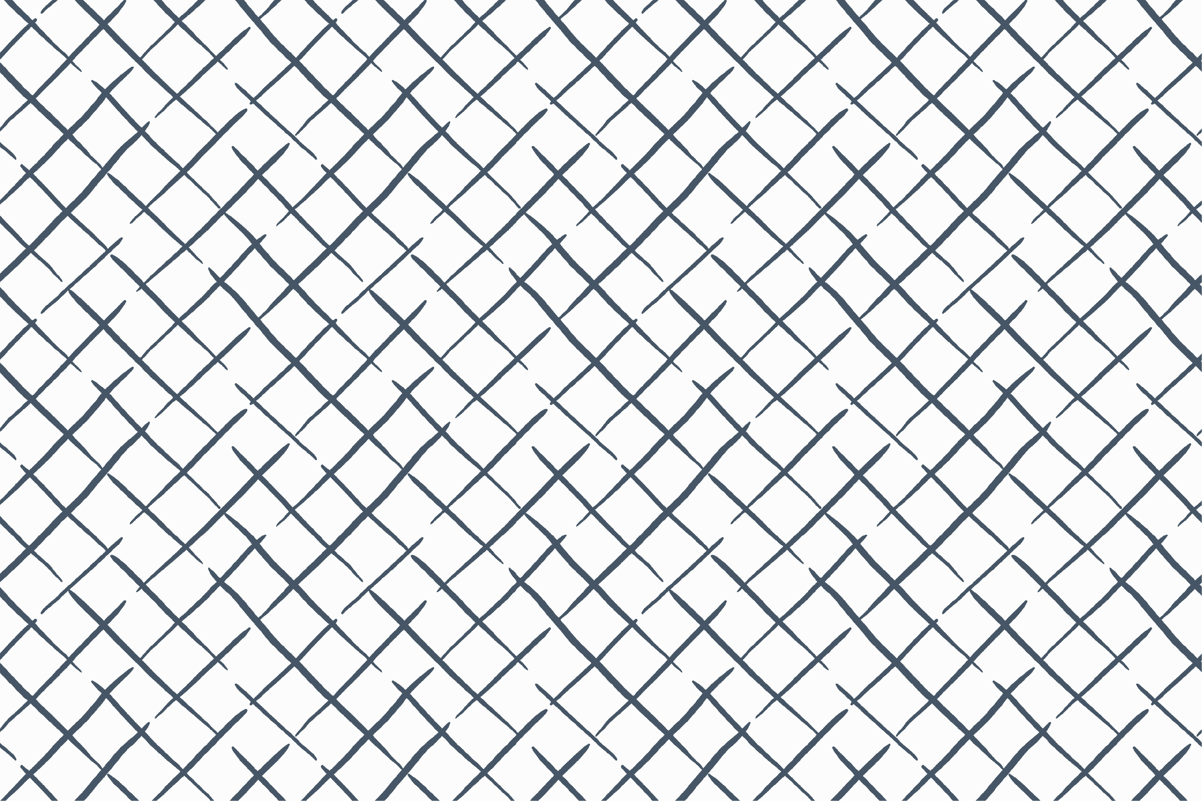 Navy Blue and white Fabric featuring a navy blue trellis pattern on a white background from Madcap Cottage