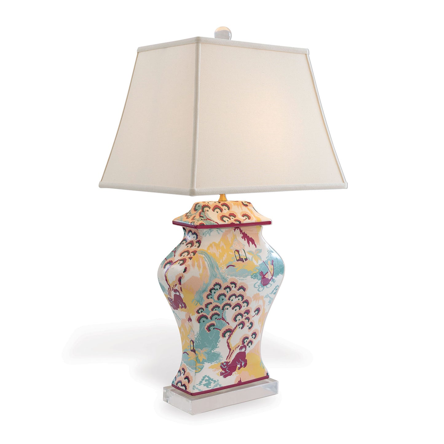 Old Peking Sangria Table Lamp
