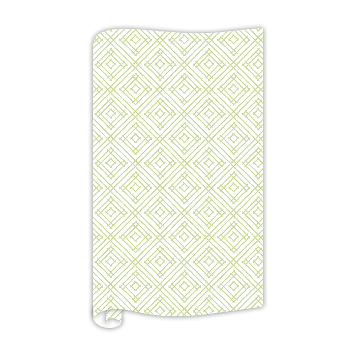Island House Celery Green Wrapping Paper