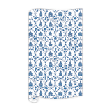 Into the Garden Navy Blue Wrapping Paper
