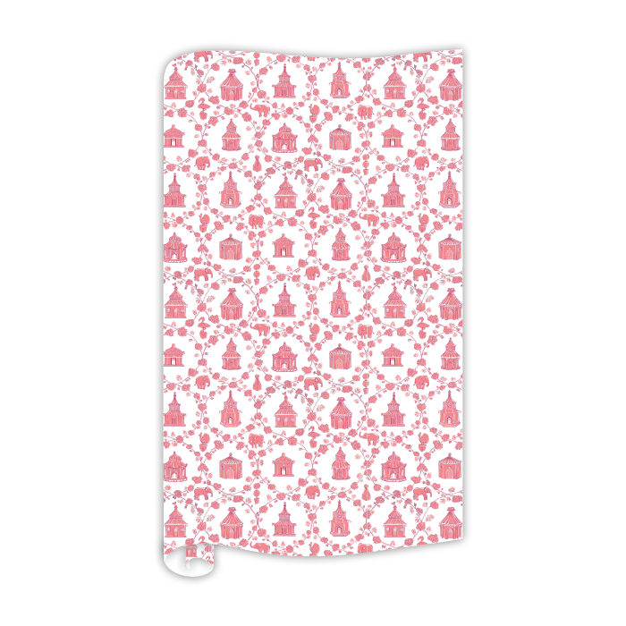 Into The Garden Pink Wrapping Paper