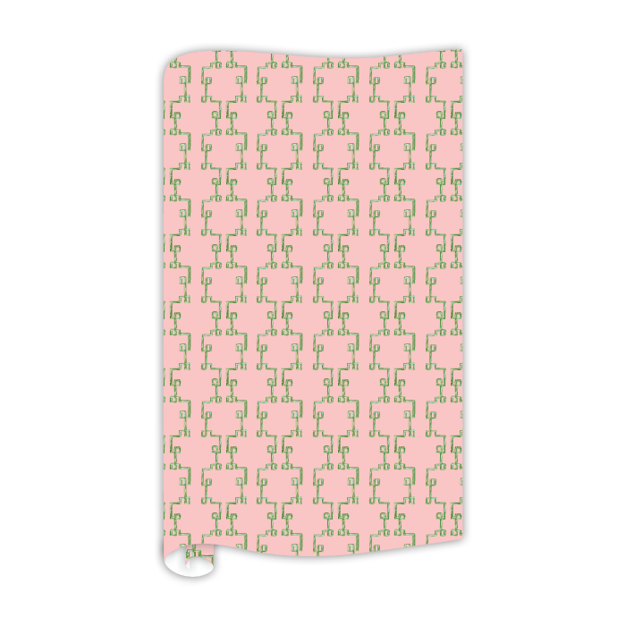 Bamboozled Pink/Green Wrapping Paper