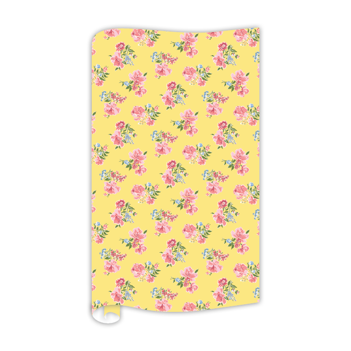 Swans Island Yellow Wrapping Paper
