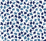 Forest Glade Navy Blue Peel & Stick Wallpaper Sample