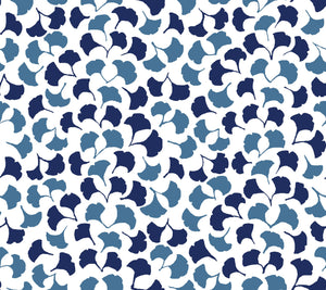 Forest Glade Navy Blue Peel & Stick Wallpaper