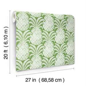 Round Hill Palm Green Peel & Stick Wallpaper