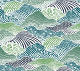 Shangri-La Palm Green Peel & Stick Wallpaper Sample