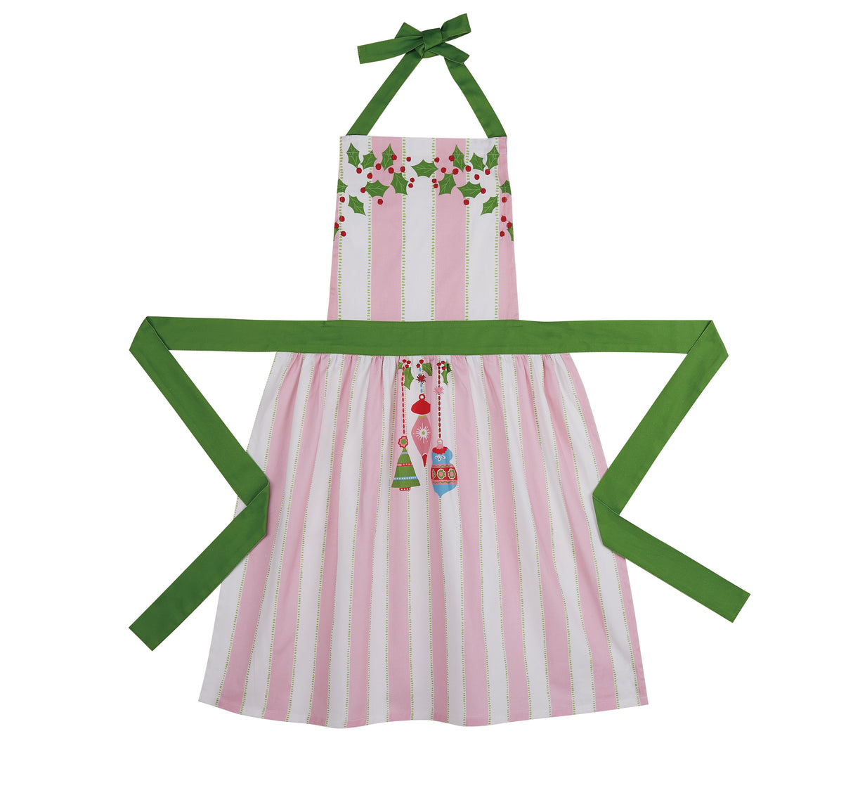 Embroidered Darling Ornaments Christmas Apron