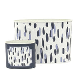 Club House Blue Brushstroke Caddy, 2 Sizes