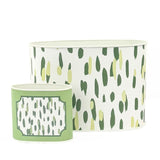 Club House Green Brushstroke Caddy, 2 Sizes