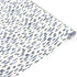 Roll of blue brushstroke wrapping paper on a white background.