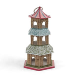 Rattan Pagoda Christmas Tree Topper