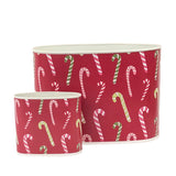 Dancing Candy Canes Christmas Caddy, 2 Sizes