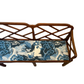 Vintage Fretwork-Backed Otto Zenke Chinoiserie Bench