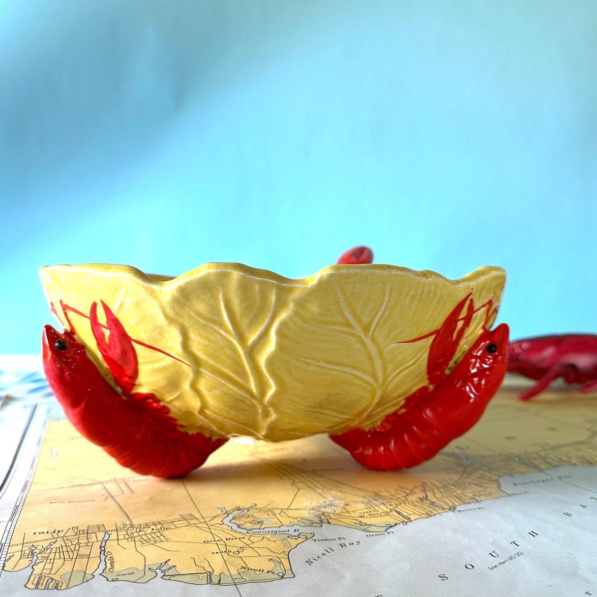 Vintage 1940’s Lobster Serving Bowl