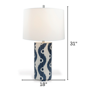 Old Marrakech Navy Blue Table Lamp