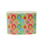 Large Festive Christmas caddy featuring colorful retro trees in pink, green, blue, and red patterns.