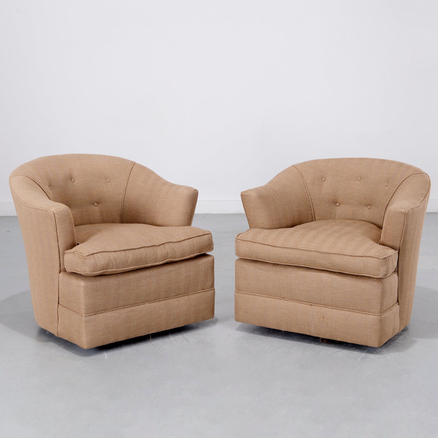 Pair of 2025 swivel chairs