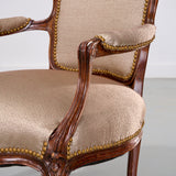 19th-Century Bergere Arm Chairs, Pair