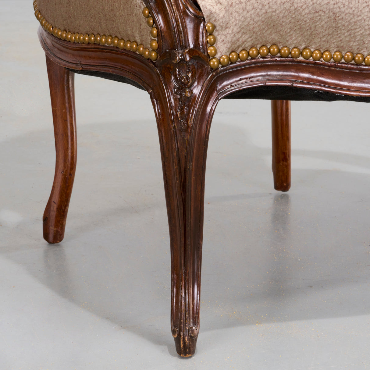 19th-Century Bergere Arm Chairs, Pair