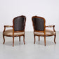 19th Century Bergere Arm Chairs, Pair