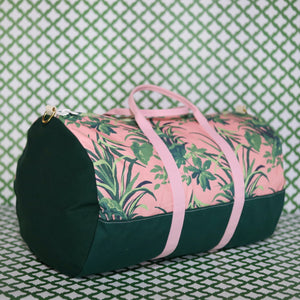 Jungle Road Bahama Pink Canvas Duffel