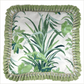 Jungle Road Barbados Green 22” Square Pillow