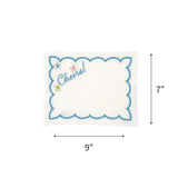 Cheers! Embroidered Linen Cocktail Napkins, Set of 4