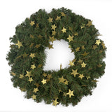 6' Sparkling Stars Christmas Garland - Gold