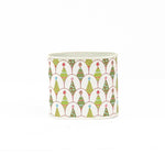 Small Christmas caddy featuring colorful festive trees