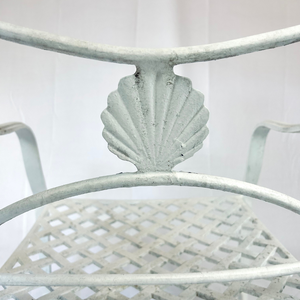 Vintage Metal Patio Chairs, Set of 4