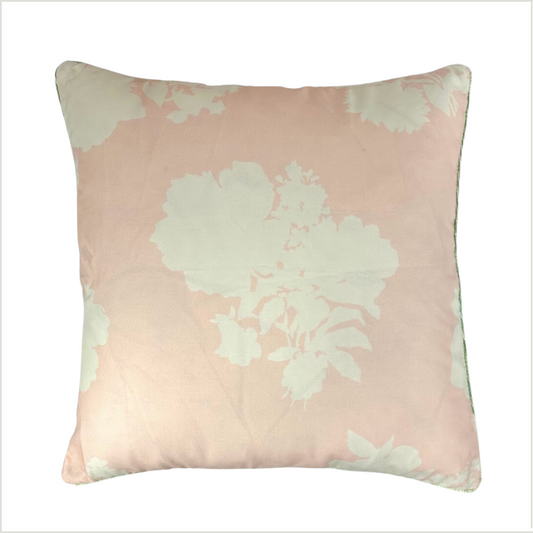 Swans Island Silhouette Shell Pink/ Gin Lane Celery 22” Square Pillow