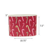 Dancing Candy Canes Christmas Caddy, 2 Sizes