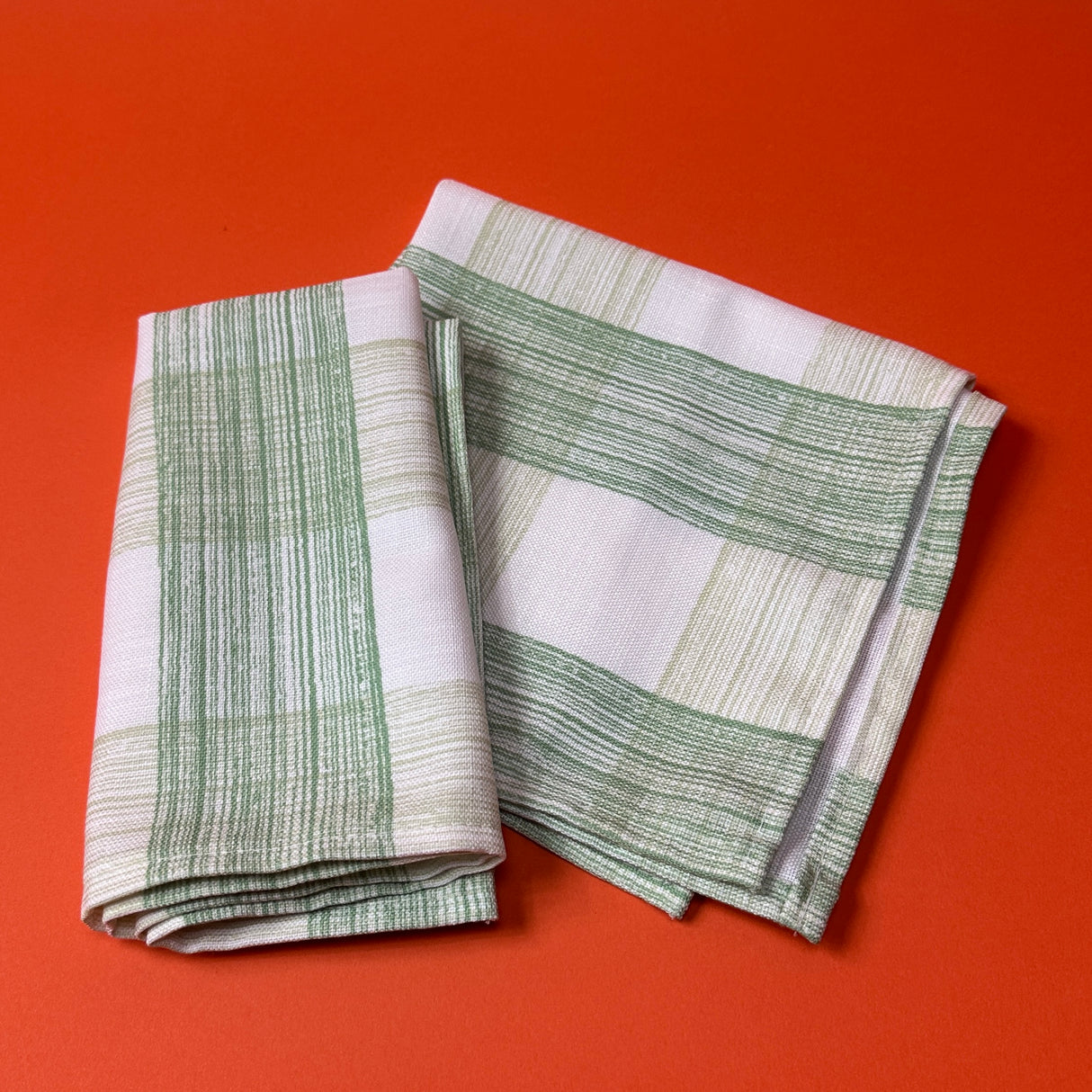 Gin Lane Celery Cloth Cloth Dinner Napkins, Set of 2