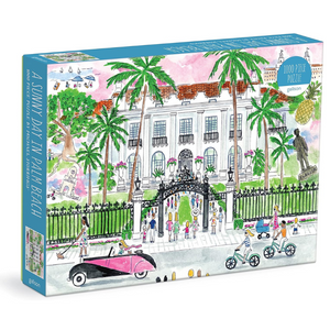 A Sunny Day in Palm Beach 1,000-Piece Christmas Jigsaw Puzzle