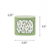 Club House Green Brushstroke Caddy, 2 Sizes