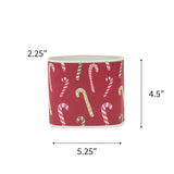 Dancing Candy Canes Christmas Caddy, 2 Sizes