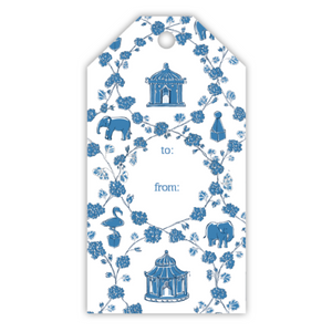 Blue Into the Garden Gift Tags, Pack of 10