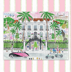 A Sunny Day in Palm Beach 1,000-Piece Christmas Jigsaw Puzzle