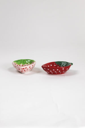Small Ceramic Strawberry Bowls