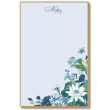 Blue Lily Pond Lane Luxe Large Notepad