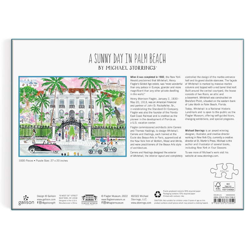 Sunny Day in Palm Beach Jigsaw Puzzle