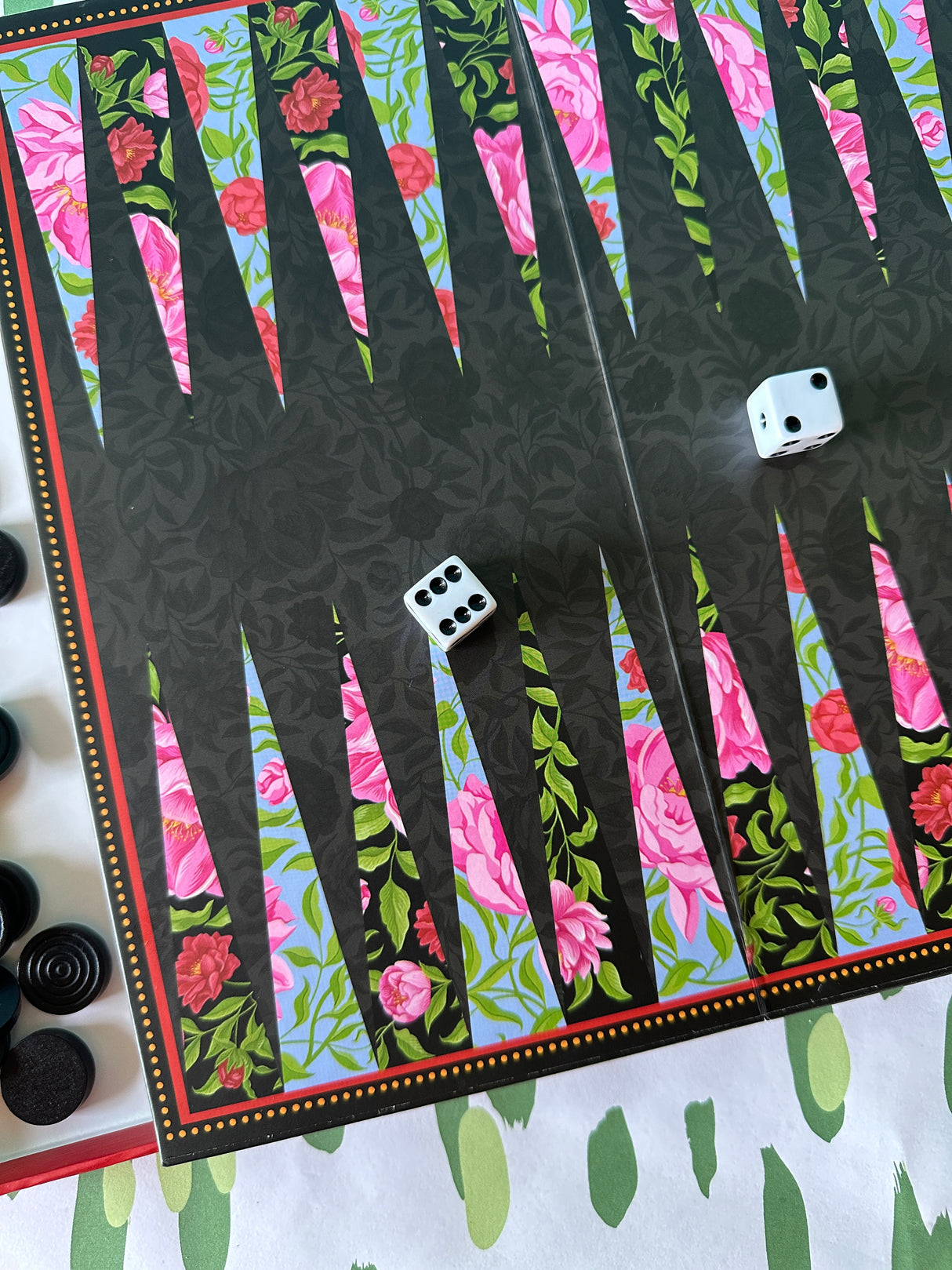 Liberty of London Ludo/Backgammon Two-in-One Game Set