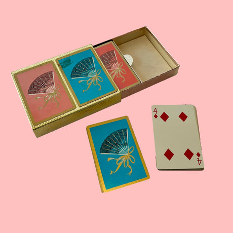 Vintage Fan Playing Cards