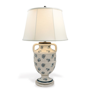 Bonjour Provence Navy Blue/Cream Table Lamp