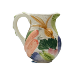 Vintage Carrots/Onion/Radishes Articulated Ceramic Pitcher