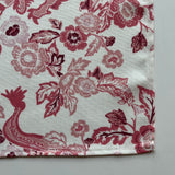Aerial of East of the Sun red chinoiserie cloth dinner napkin