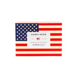 Patriotic USA trivia game in American flag gift box, Games Room ‘How Well Do You Know America?’ quiz set.